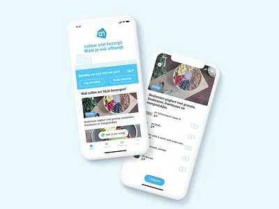 Supermarket delivery app concept delivery food food app recipes redesign supermarket ux