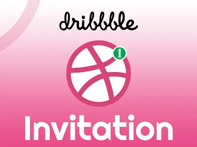 Dribbble 1 invitation design designer invite