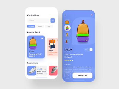 E-commerce App UI 2019 trend android app app design app concept conceptual design dashboard dashboard app design designer ecommerce ecommerce app minimal product design trand typography ui uiux user interface webdesign