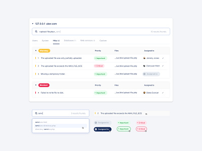 Developer’s Logs Application UI clean dashboard design systems developers logs minimalist resolve web application web application development widgets