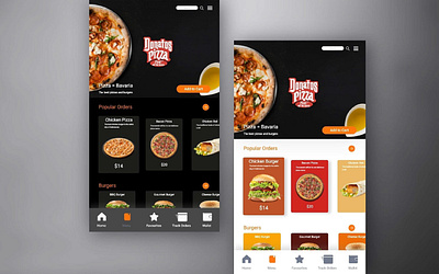 donatos pizza app application design designlance mobile mobile app mobile app design mobile ui mobile ui design ui ux design uidesign