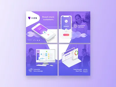 IVES Product Feature (Facebook Post) app call facebook facebook ad social media ux voice