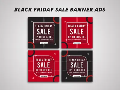 Black friday sale banner ads banner banner ad black and white black friday black friday sale branding graphic design rabbidesigner sales social banner web banner