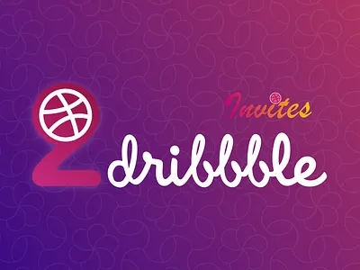 2 Dribbble invites card illustrator invites ui