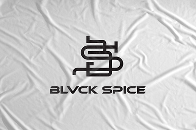 BLVCK SPICE band brand brand identity bs customtypography icon illustration letterform lettermark logo logomark mark monochrome monogram symbol type typography vector