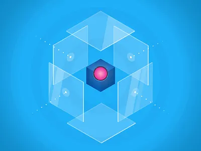 Sneak Peek of the New Site Release abstract animated visual animation blockchain branding colors data privacy decentralized flat icon illustrated brand illustration inspiration logo minimal security simple transparent cube vector zajno