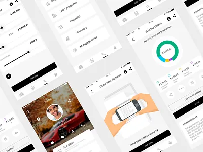 Scaner app animation app illustration logo minimal ui ux