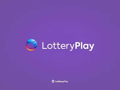 LotteryPlay - Logo design ball balls design game games jackpot logo lottery lotto motion play player provider star ticket website win