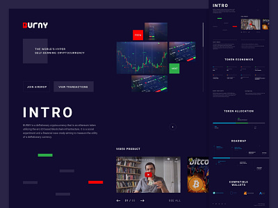 burny design ui ux web website