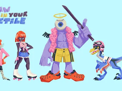 Character design challenge animation character design illustration videogames