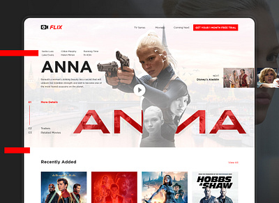 Flix flix modern website movie netflix streaming video