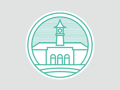 Peterborough landmarks 02/09: the Lido branding city logo landmarks logo logomark peterborough stickers the lido