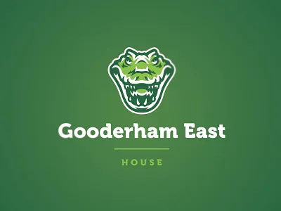 Gooderham House Crocodile alligator character crocodile icon illustration logo logo design mascot design school house