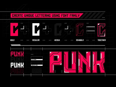 Cyber Grotesk. How to use 1980 cyber cyberpunk font futurism letter scifi tech technology type typeface typography vector