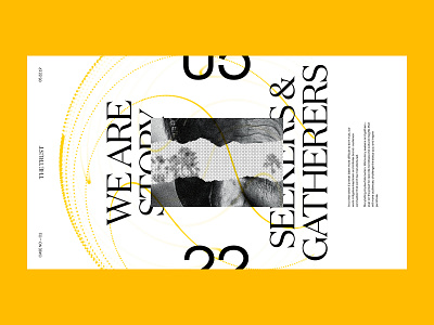 The Trust — EXP NO 4 art direction black and white data editorial editorial layout exploded grid fashion grid layout layout exploration the trust the wall street journal typography