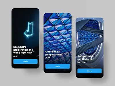 Twitter Onboarding - Experimental app blue design figma flat minimal onboarding signup twitter ui ui design unsplash ux web design website