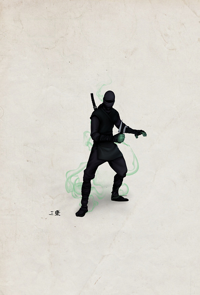 Feudal Japan,Ninja challenge character design clip studio paint digital art illustration manga