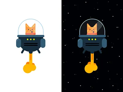 Space Cat adobe illustrator animal animal design art cat cat design digital digital art digital drawing digital illustration drawing flat flat animal flat cat flat design flat illustration illustration illustrator space space cat