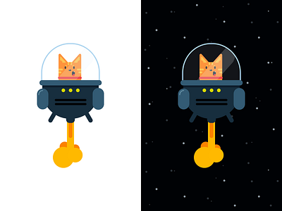 Space Cat adobe illustrator animal animal design art cat cat design digital digital art digital drawing digital illustration drawing flat flat animal flat cat flat design flat illustration illustration illustrator space space cat
