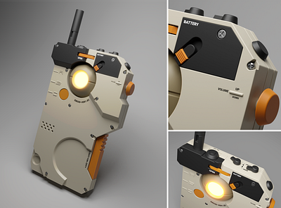 iDroid "Metal Gear Solid V" 3d 3dsmax blender blender3d blender3dart concept art design game game art game design idroid metal gear solid