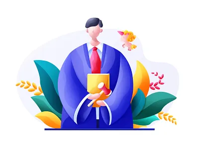 lawyer illustration