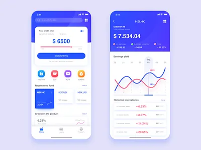 金融 design ui