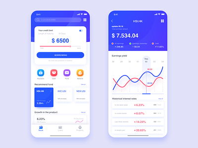 金融 design ui