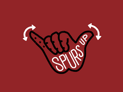 Spurs Ups college football design football gamecocks hand illustration letter procreate south carolina spursup type typography