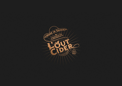 L'Outcider apple branding cider design drink drink logo drinks logo logotype typography vector