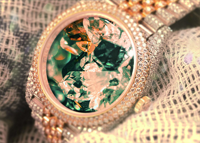 Cosmic Ice bling decorate galaxy gold home interior jewellery poster rolex scenery science space stars