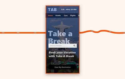 Take A Break Mobile App app application branding design icon logo mobile app road travel travelling travelling app trip ui ux web