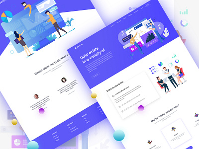 SaaS Landing Page adobe xd app design dribbble ui ux web website