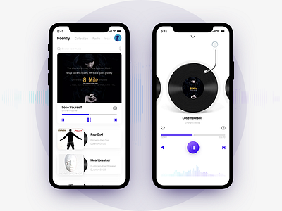 Music App app ui