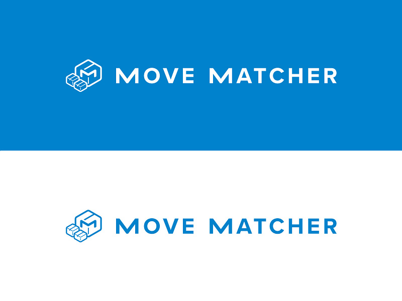 Move Matcher Logo branding design logo design logo designer logotype movers moving vector