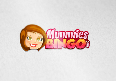 MummiesBingo.com Logo awesome bingo brand cartoon casino character clean colorful design gambling game gaming illustration logo mascot playful slots ui vector web