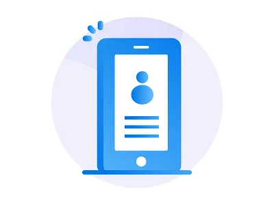 Profile Icon gradient icon iconography icons illustration interface profile profile card ui vector