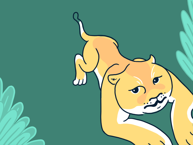 How the Jaguar got his spots... character character creation design digital painting illustration