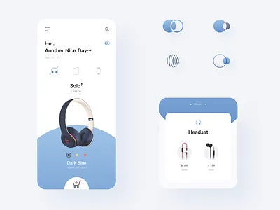 The application of Circle mobile ui