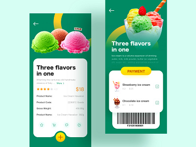 Ice cream project app bird ice cream ice cream cone ice cream shop michelin natural ui web design 设计