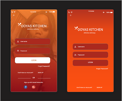 DOYAS LOGIN SCREEN design login screen mobile app design ui ux