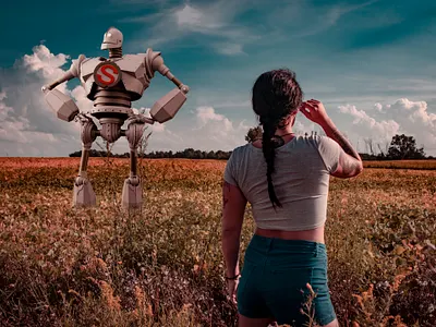 Iron Giant digital design graphic design photography