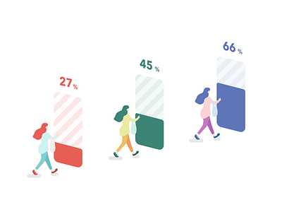 Chart And Graphic app branding diagram graphic chart human icon illustration infographics information information design ux vector