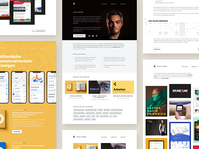 Portfolio Shot app branding design designer german personal portfolio portrait product responsive ui ux web