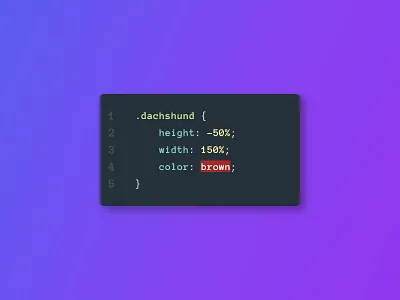 CSS Puns #1 atom css dog fun funny pun puns