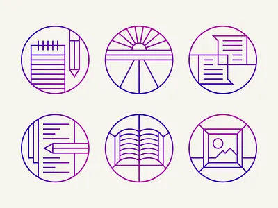 Commonweal Magazine Icons book editorial icons illustration interview painting pen pencil sunrise