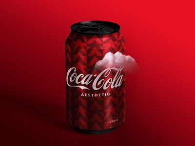 Cocacola Aesthetic Concept brand design brand identity branding color design gradient illustrator minimal minimal design minimalism package design photoshop