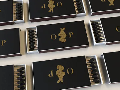 Olio e Pepe - Matchbook Business Card 3d 3ddesign branding c4d claymodel design flat illustration isometric logo modelling octane octanerender vector