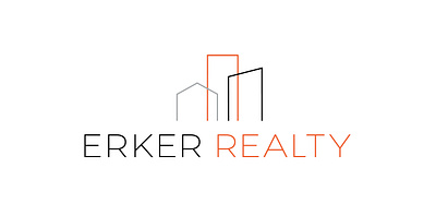 Erker Realty Logo Design adobe illustrator branding design illustration logo real estate realestate typography vector