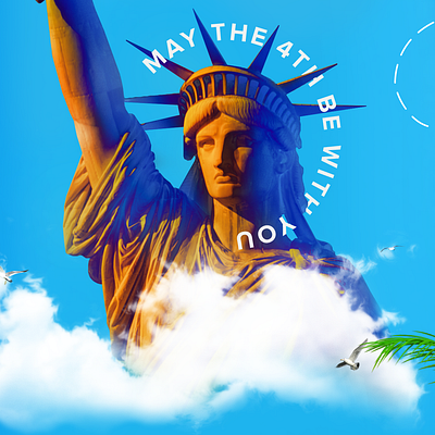 Shot to US Independence day branding design illustration quest ui web