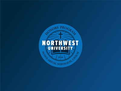 Logo Concept for Northwest University's Honors Program 1934 academic honors logo logo design northwest program school university